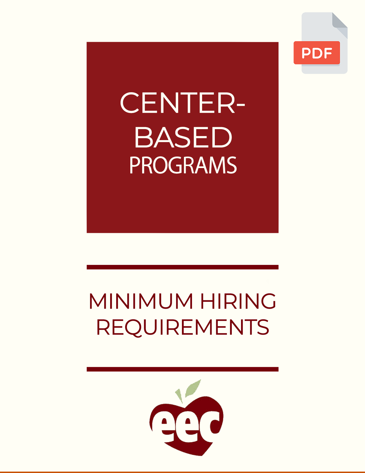 Clique para abrir a Lista de verificação de requisitos mínimos de contratação de programas baseados em centros