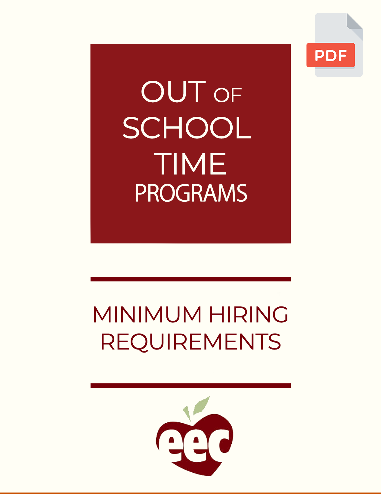 Clique para abrir a Lista de verificação de requisitos mínimos de contratação de programas fora do horário escolar